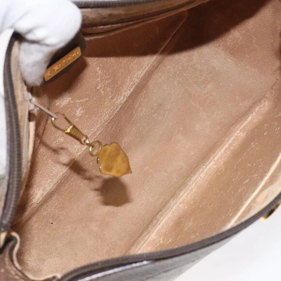 GUCCI GG Supreme Shoulder Bag PVC Beige Gold - Picture 13 of 16